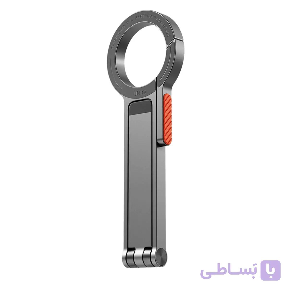 هولدر مگنتی و سه‌ پایه گوشی یونیک مدل | Arcus Aluminium Magnetic Carabiner Tripod — تصویر 1