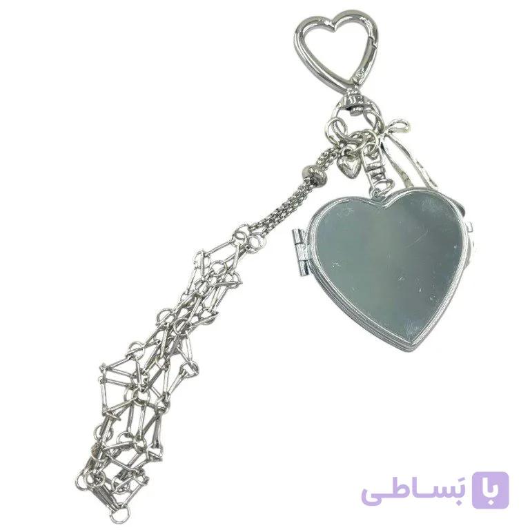 آویز کیف چارم بگ ستاره آینه مدل رژ لب کد J4226 — تصویر 1