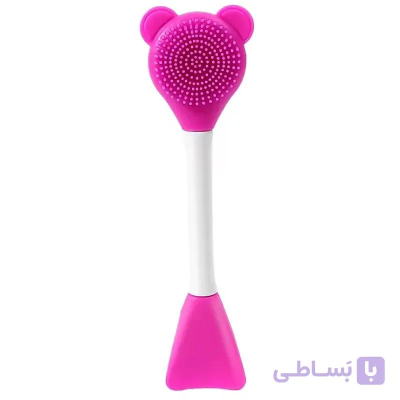 براش مخصوص ماسک و ماساژ سیلیکونی دوطرفه پرزدار — تصویر 1