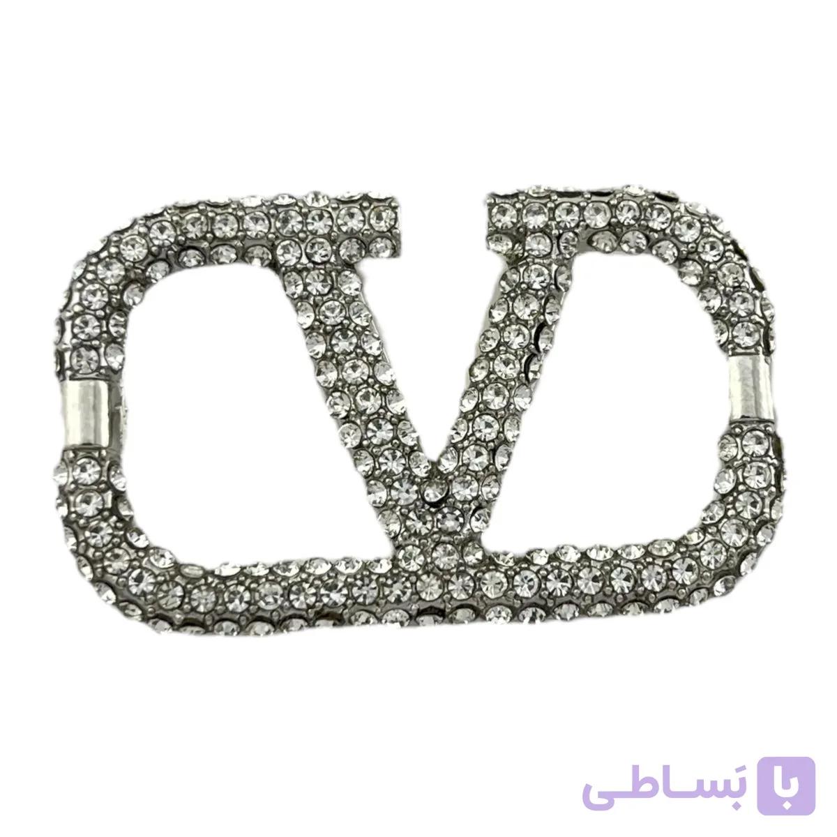 گل سینه زنانه مدل ولنتینو G4139 — تصویر 1