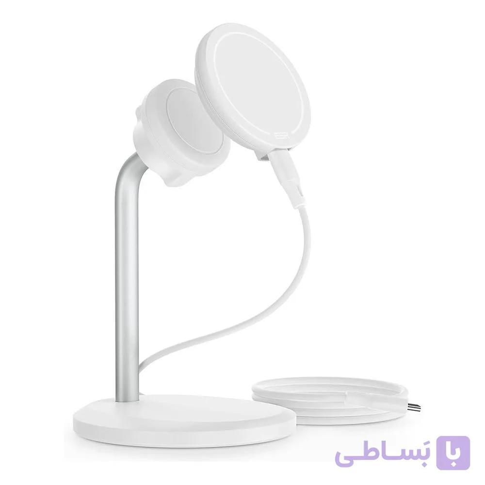 شارژر مگسیف و استند رومیزی ESR Shift Wireless Charger (HaloLock) — تصویر 1