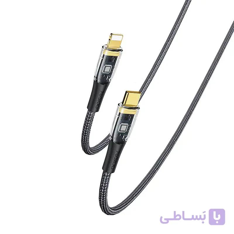 کابل 20 وات تایپسی به لایتنینگ یسیدو YESIDO CA101 — تصویر 1