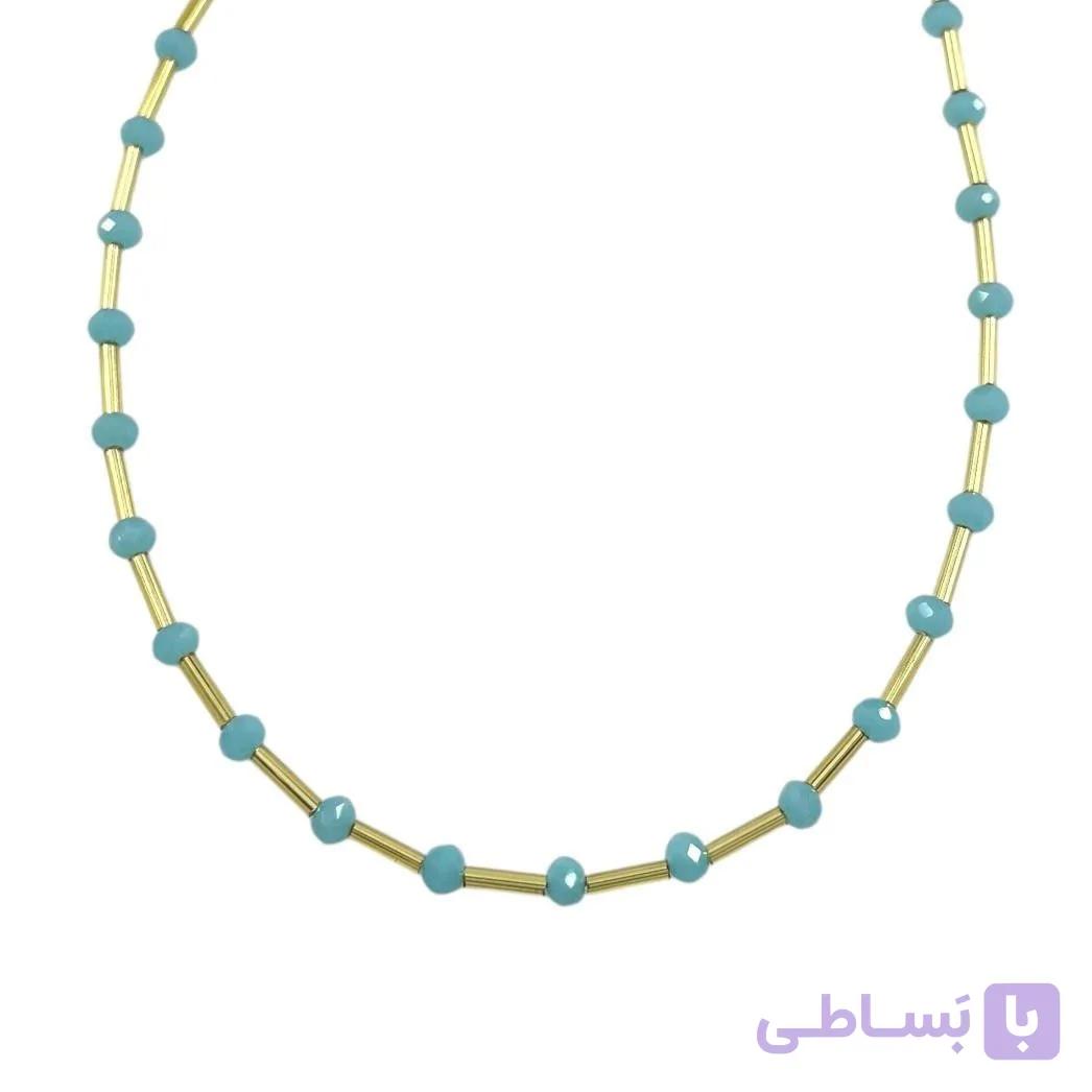 گردنبند زنانه مهره ای تابستانی مدل رنگی کد N5279 — تصویر 1