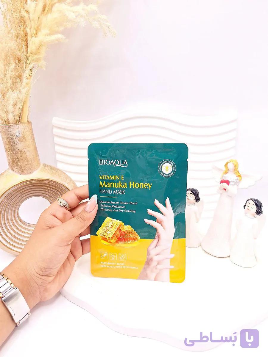ماسک دست ویتامین E رایحه عسل بیوآکوا کد ۵۷۹۴ — تصویر 1