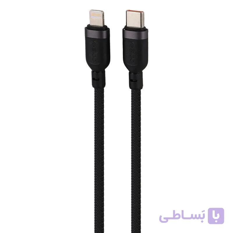 کابل تایپسی به لایتنینگ 27 وات یسیدو YESIDO CA189 — تصویر 1