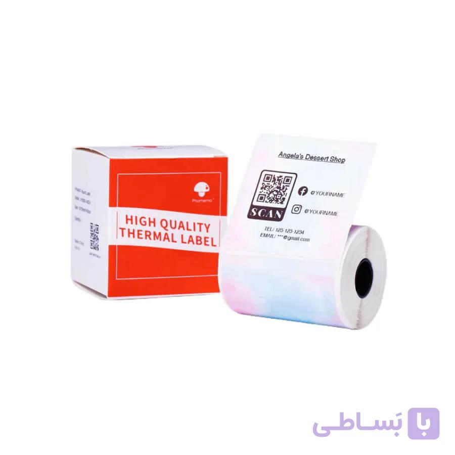 لیبل حرارتی رنگارنگ 50×50 میلی متر برای پرینتر M110/M120/M200/M220/M221 — تصویر 1