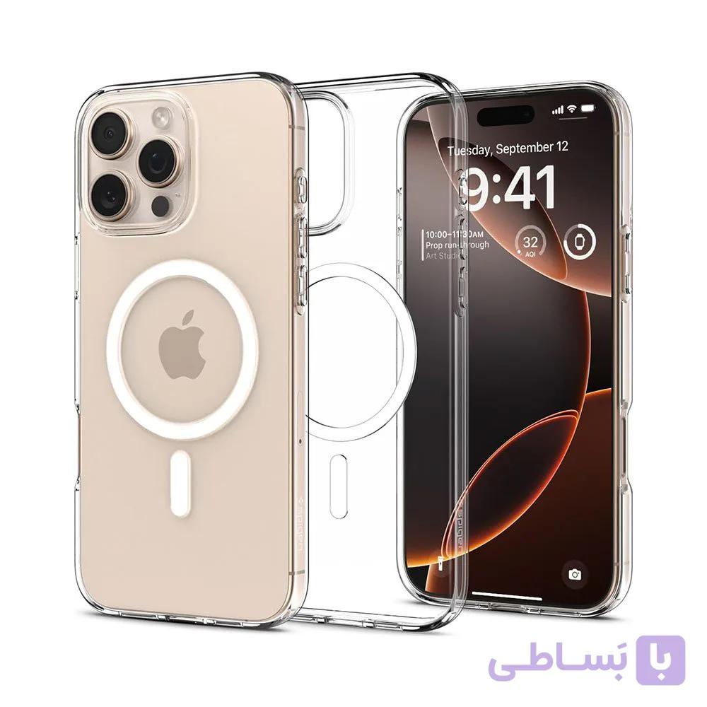 قاب آیفون 16 پرو مکس اسپیگن مدل Spigen Liquid Crystal (MagFit) — تصویر 1