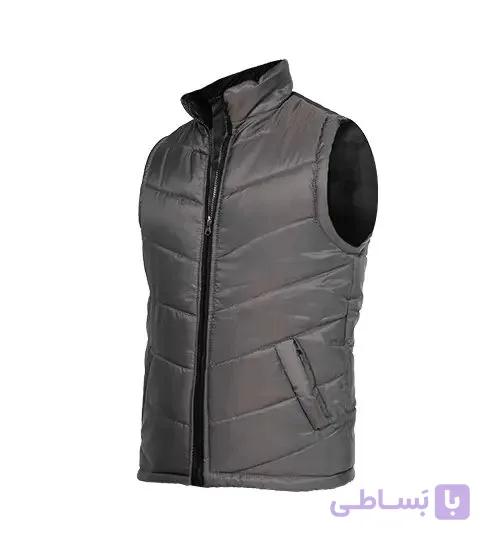 پافر مردانه نرمال ساده مموری طوسی مدل 46020