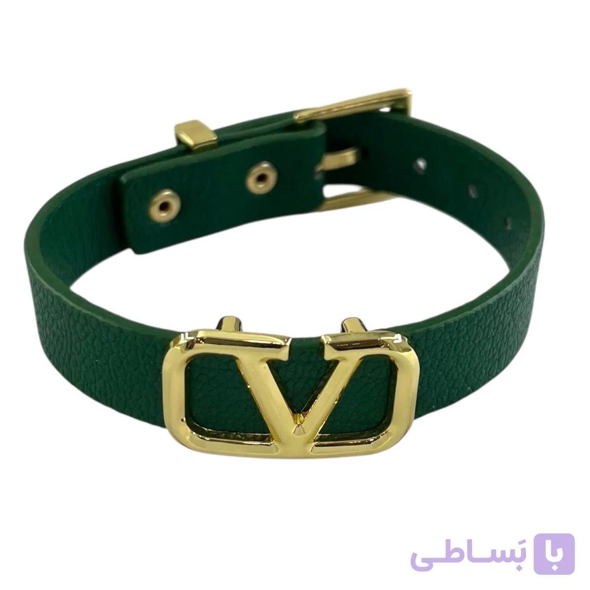دستبند زنانه چرمی مدل ولنتینو کد B5535 — تصویر 1