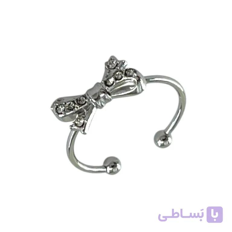 انگشتر پا و بند انگشتی زنانه مدل پاپیون کد A4614 — تصویر 1