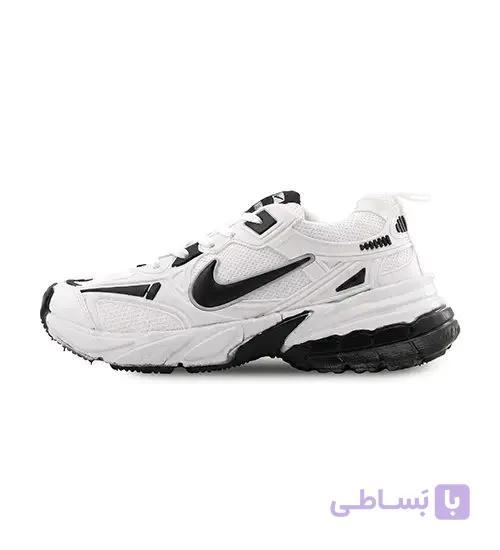 کفش مردانه اسپرت چرم مصنوعی سفید آبی  Nike مدل 50687