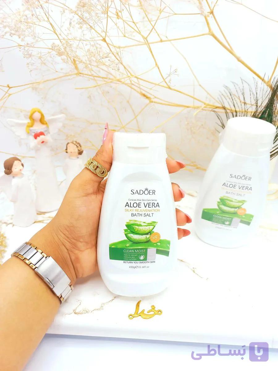 نمک حمام بدن آلوئه ورا 98 درصد سادور SADOER کد SD29605 — تصویر 1