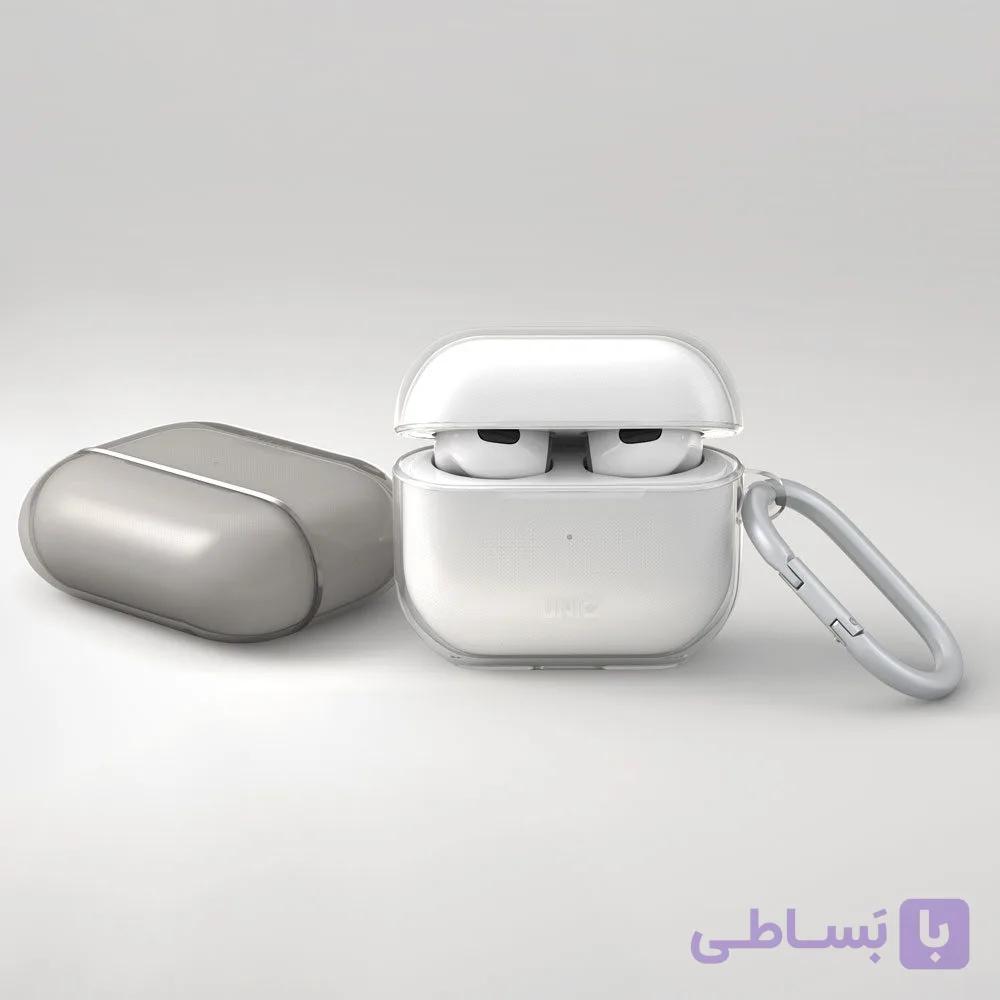 کاور ایرپادز 3 برند یونیک مدل Uniq Glase Airpods 2021 — تصویر 1