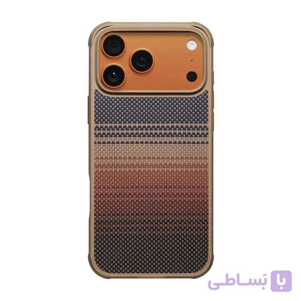 قاب آیفون 17 پرو مکس PITAKA Aramid ProGuard Moment · Sunset — تصویر 1