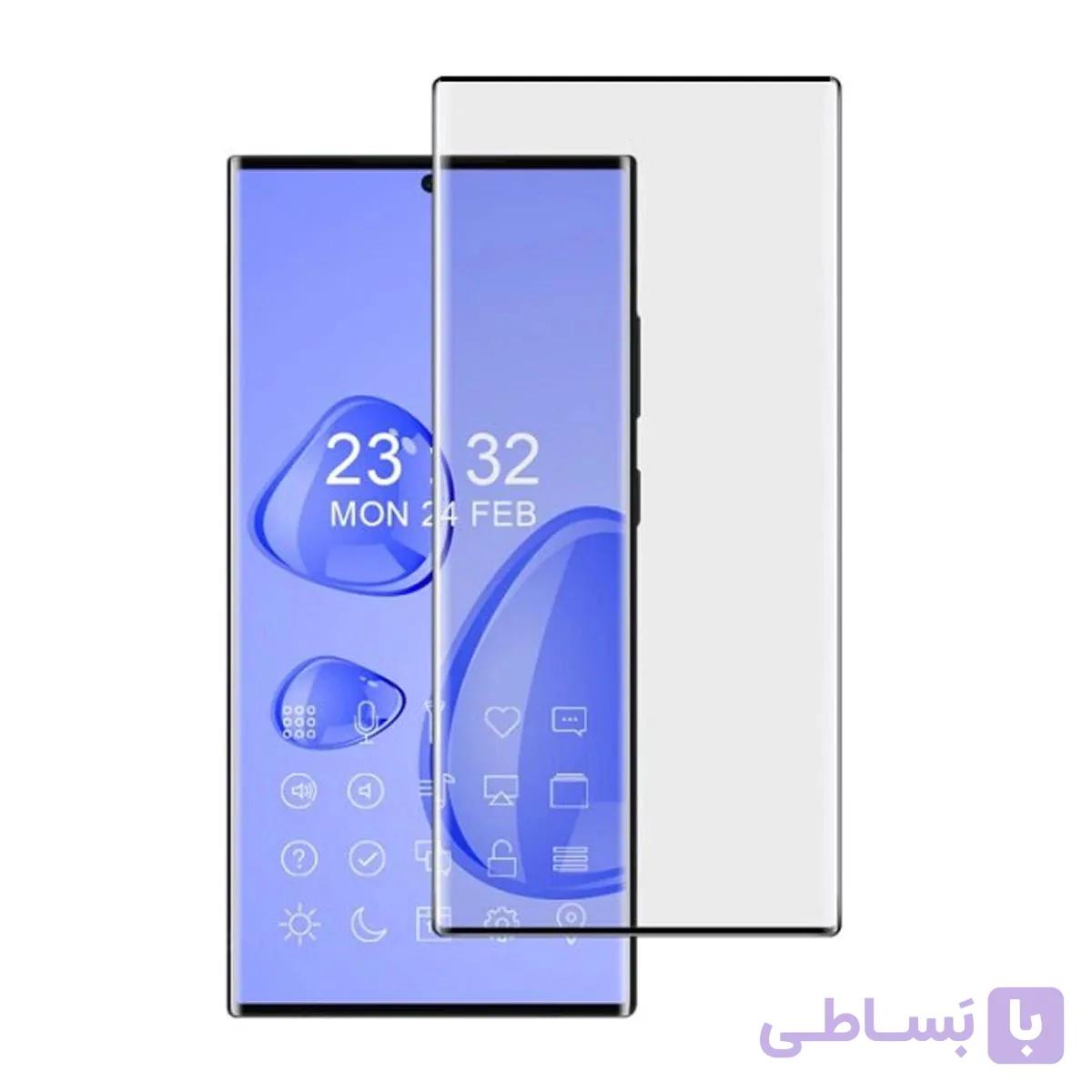 گلس گوشی مانکی مناسب سامسونگ S23 ULTRA مدل Full Glass — تصویر 1