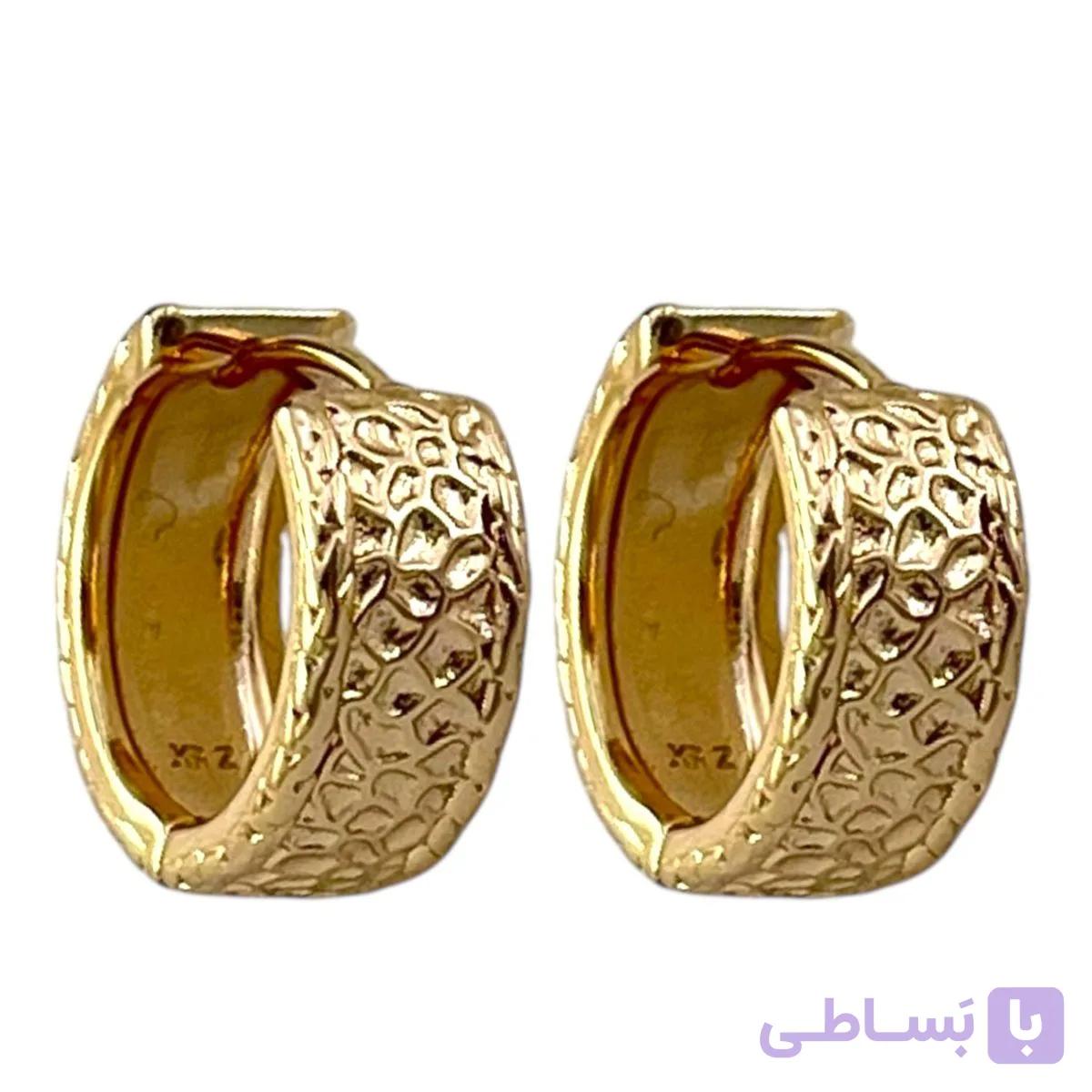 گوشواره زنانه ژوپینگ مدل حلقه ای اینه ای کد E6238 — تصویر 1