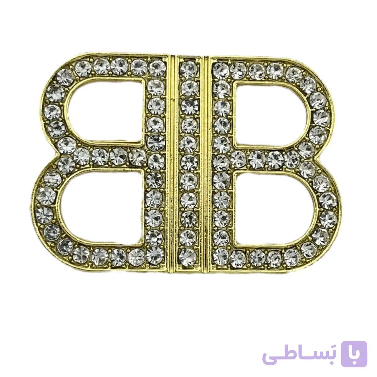 گل سینه زنانه مدل بلنسیاگا G4144 — تصویر 1