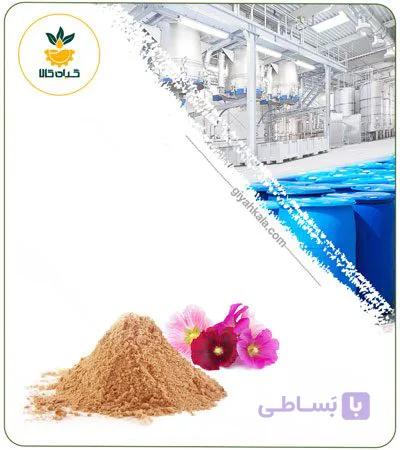 عصاره ختمی رنگی خشک یا پودری — تصویر 1