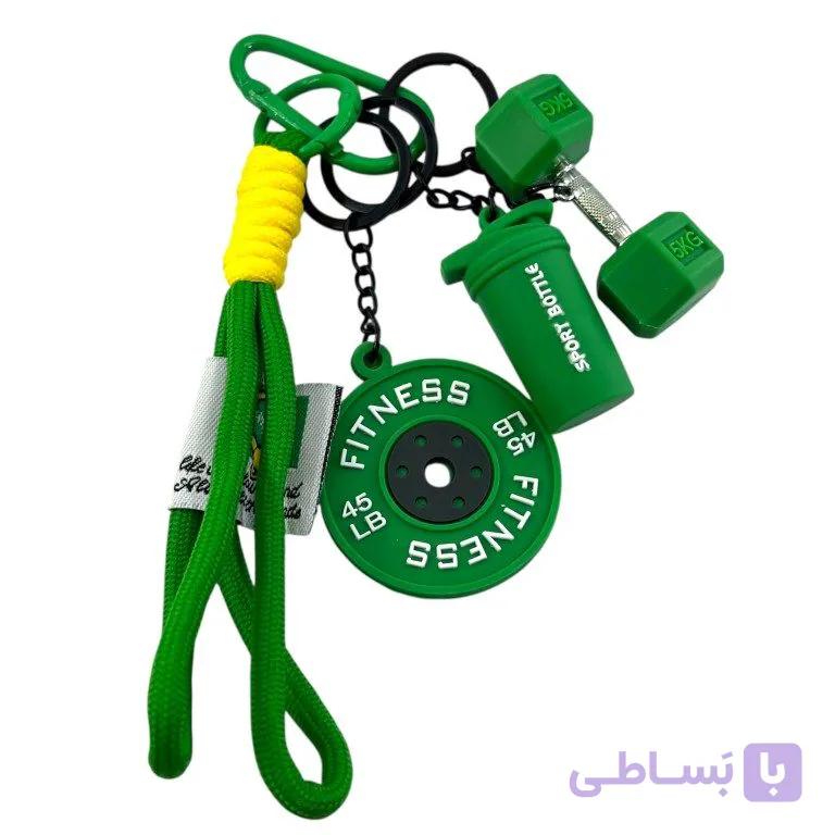 آویز کیف چارم بگ جاکلیدی مدل ماگ دمبل وزنه کد J4187 — تصویر 1