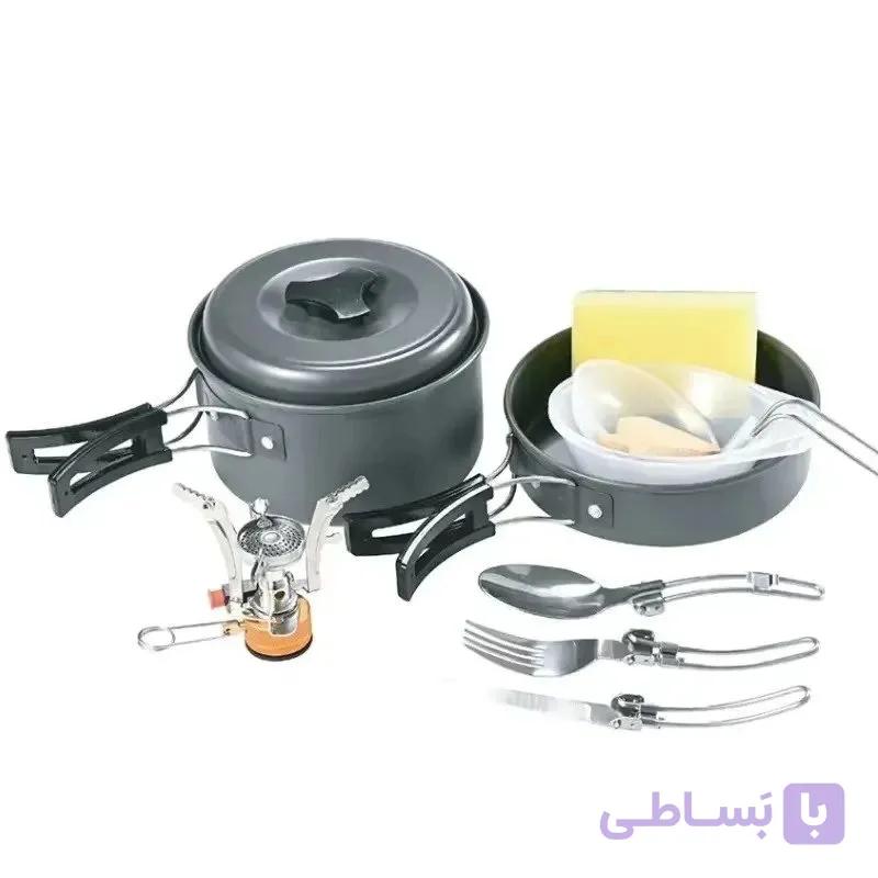 ظروف کمپینگ 10در1 گرین لاین Green 10IN1 Camping Cookware — تصویر 1