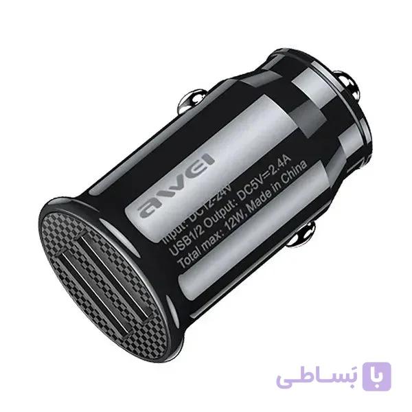 شارژر فندکی 12 وات C-826T اوی (AWEI) — تصویر 1