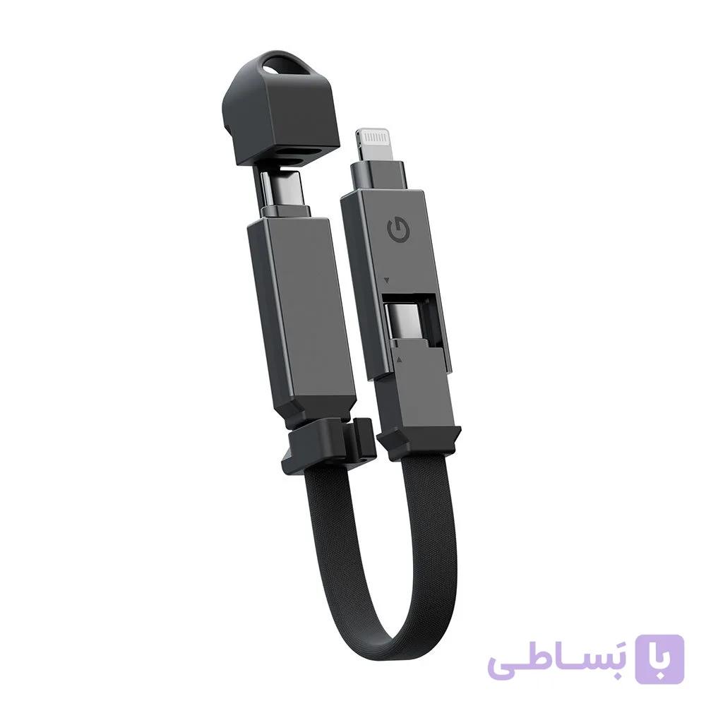 جاکلیدی و کابل اندروید و آیفون انرژیا Sheath 15CM — تصویر 1