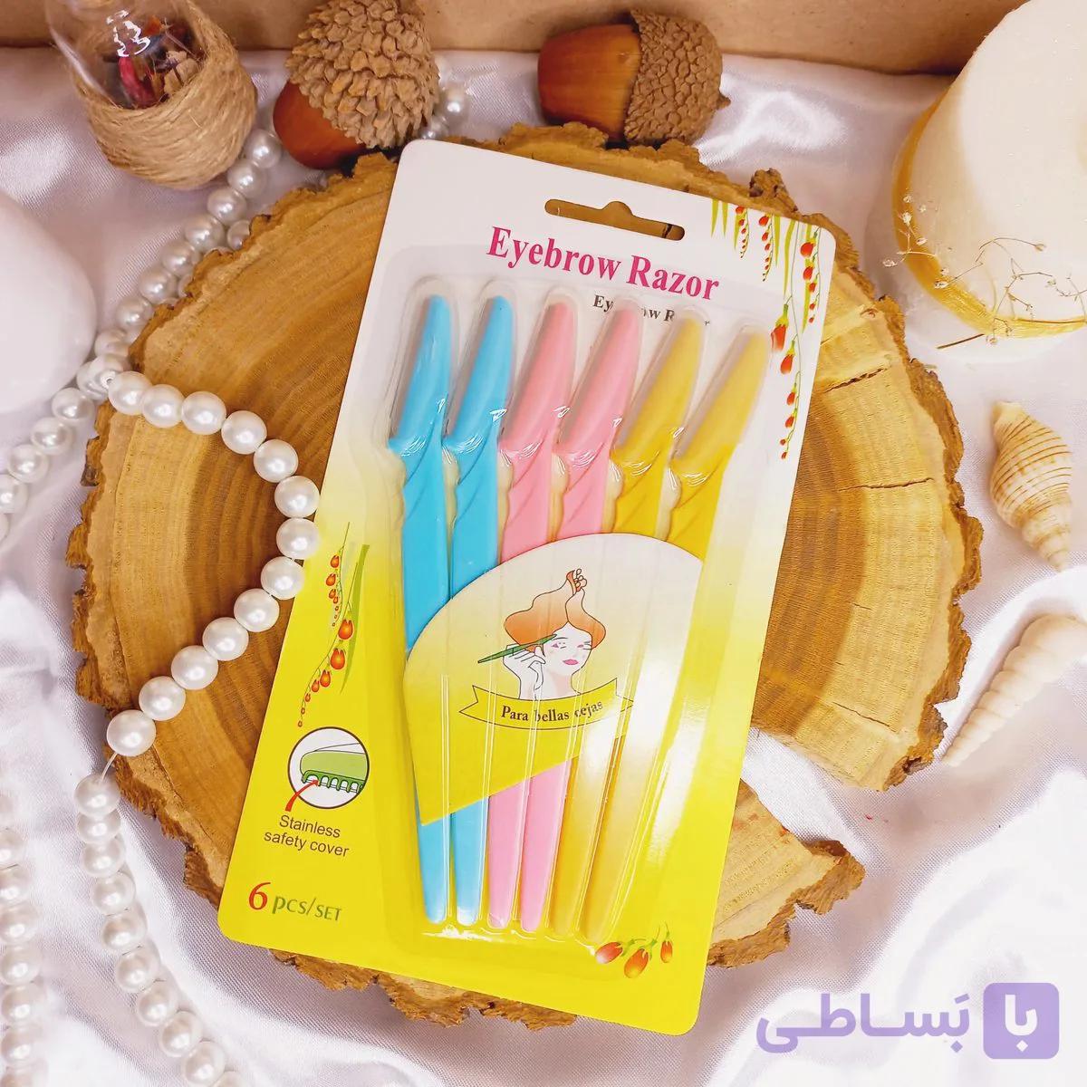 پک تیغ ابرو 6 عددی RAZOR — تصویر 1