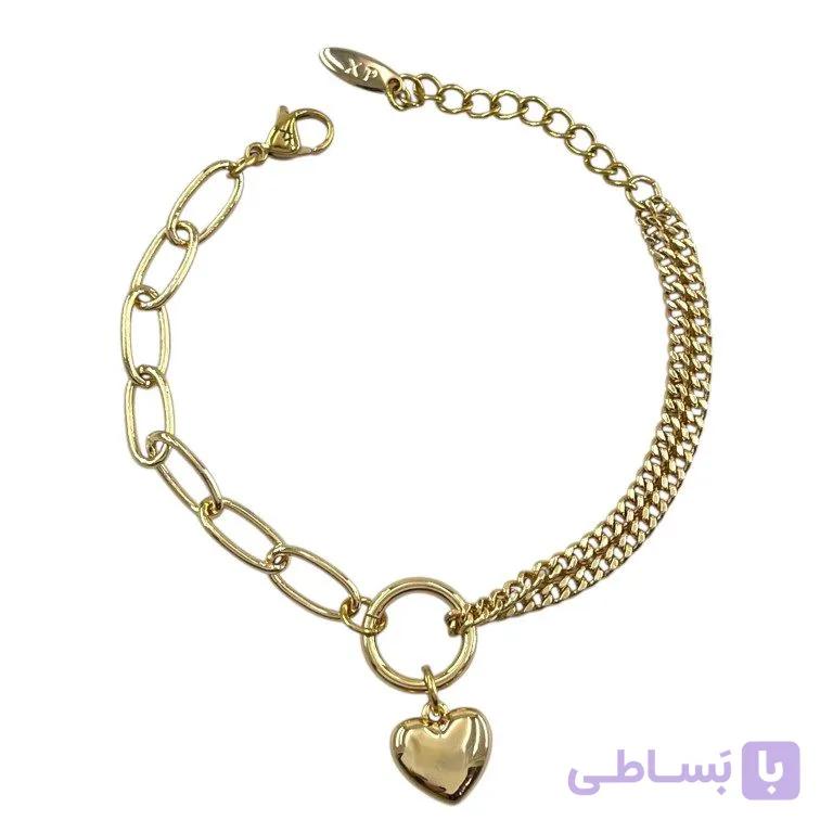 دستبند زنانه ژوپینگ مدل کارتیه قلب کد B5603 — تصویر 1