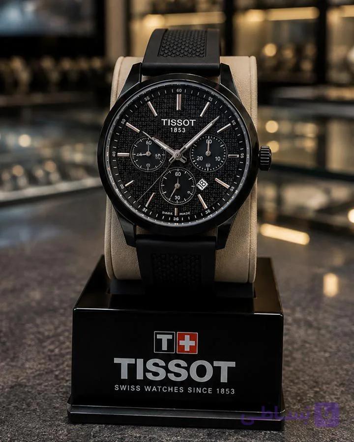 ساعت مردانه مدل Tissot1853 (تمام مشکی)کد6581 — تصویر 1