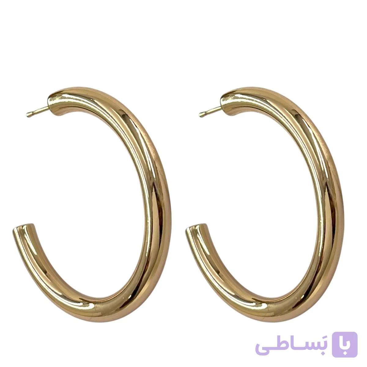 گوشواره زنانه ژوپینگ مدل حلقه ای کد E6500 — تصویر 1