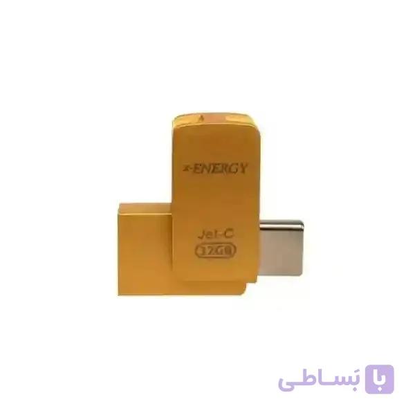 فلش تایپ سی 32 گیگ USB 3 مدل JET-C  ایکس انرژی (X-ENERGY) — تصویر 1