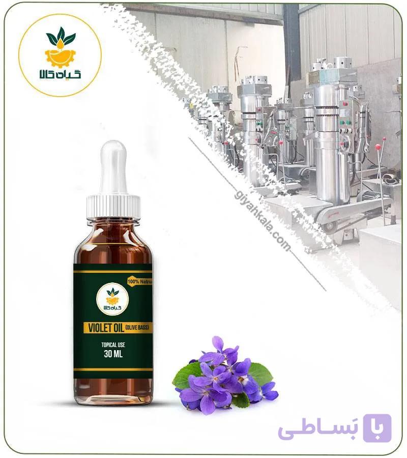 روغن بنفشه پایه زیتون مخصوص مو — تصویر 1