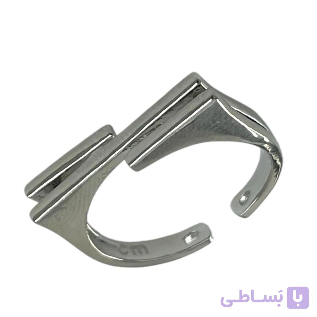 انگشتر زنانه مدل خط کد R51827 — تصویر 1