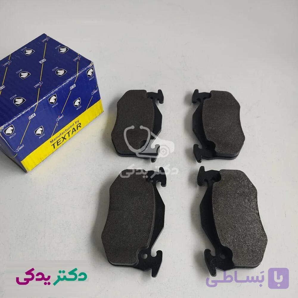 لنت ترمز عقب پژو 206 تیپ 5 (موتور TU5) شرکتی ایساکو 1620200497 — تصویر 1