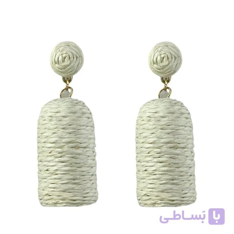 گوشواره زنانه مدل حصیری کد E6514 — تصویر 1