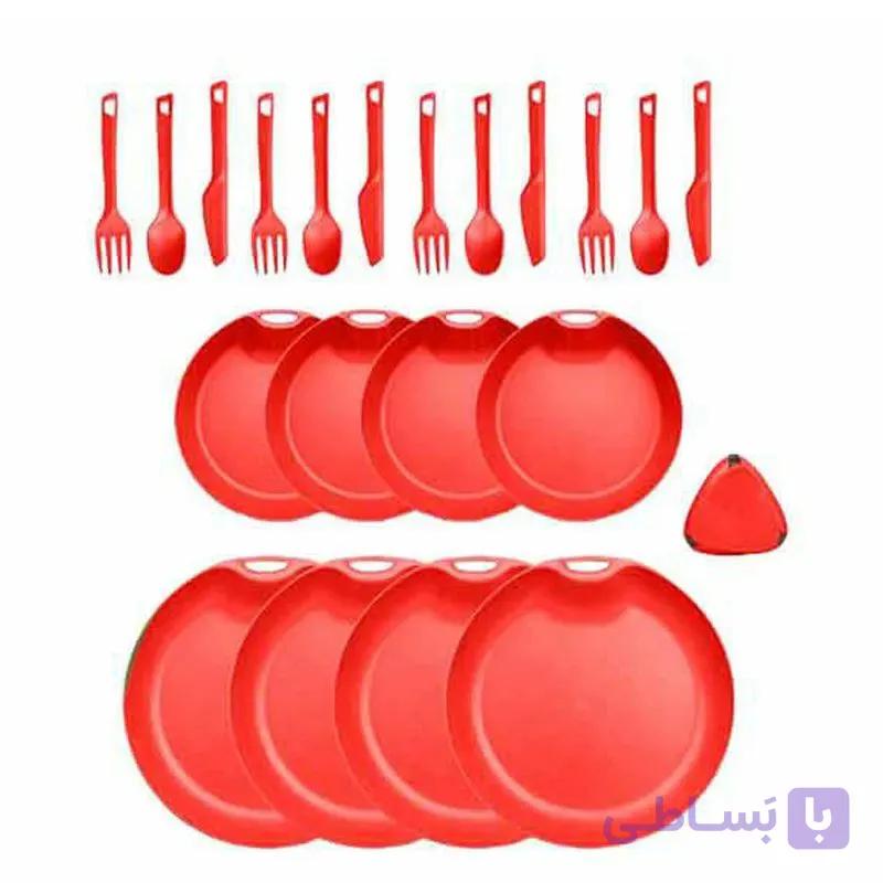 ست ظروف چهارنفره لایف کمپ 21 تکه — تصویر 1