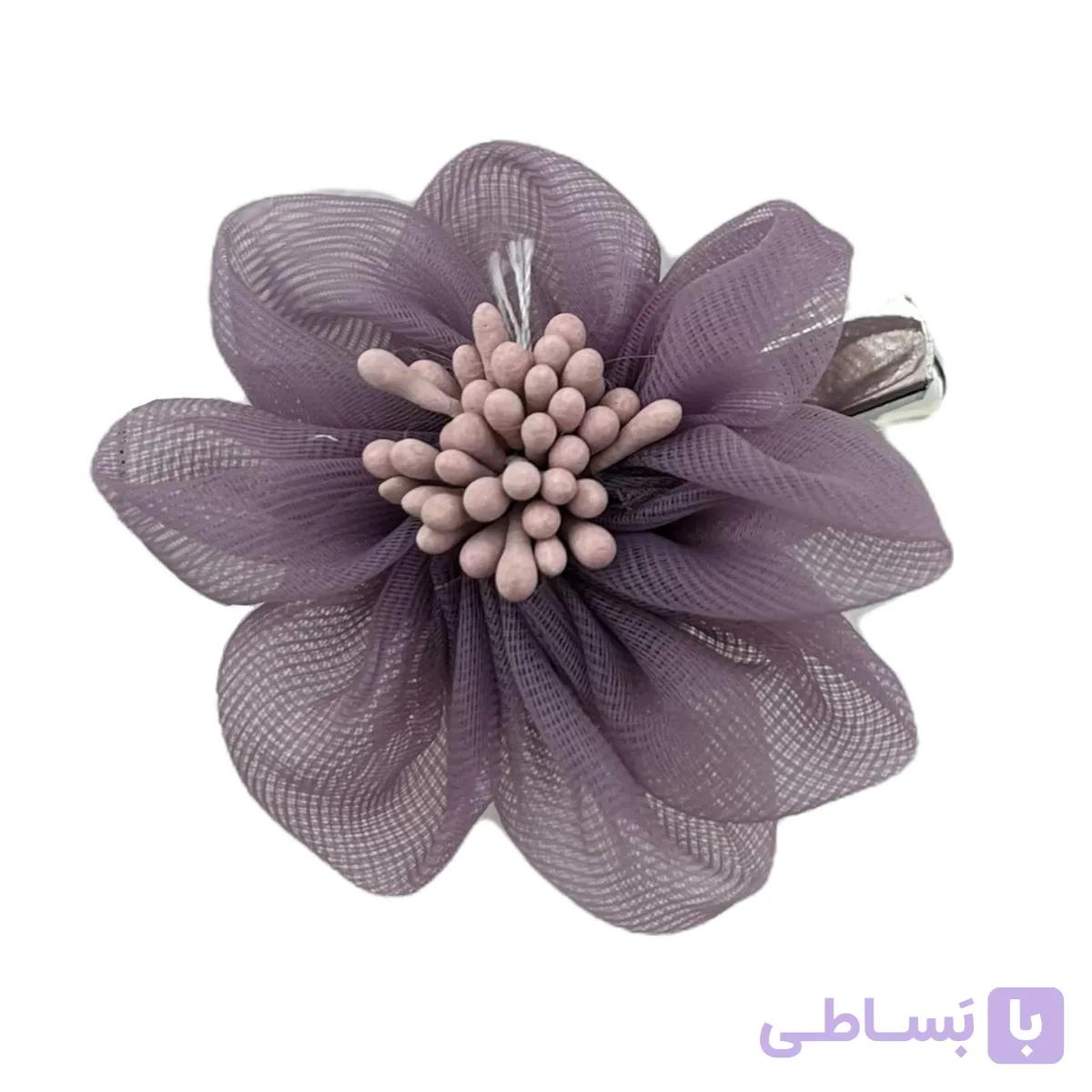 گل سینه زنانه مدل گل پارچه ای کد G4133 — تصویر 1