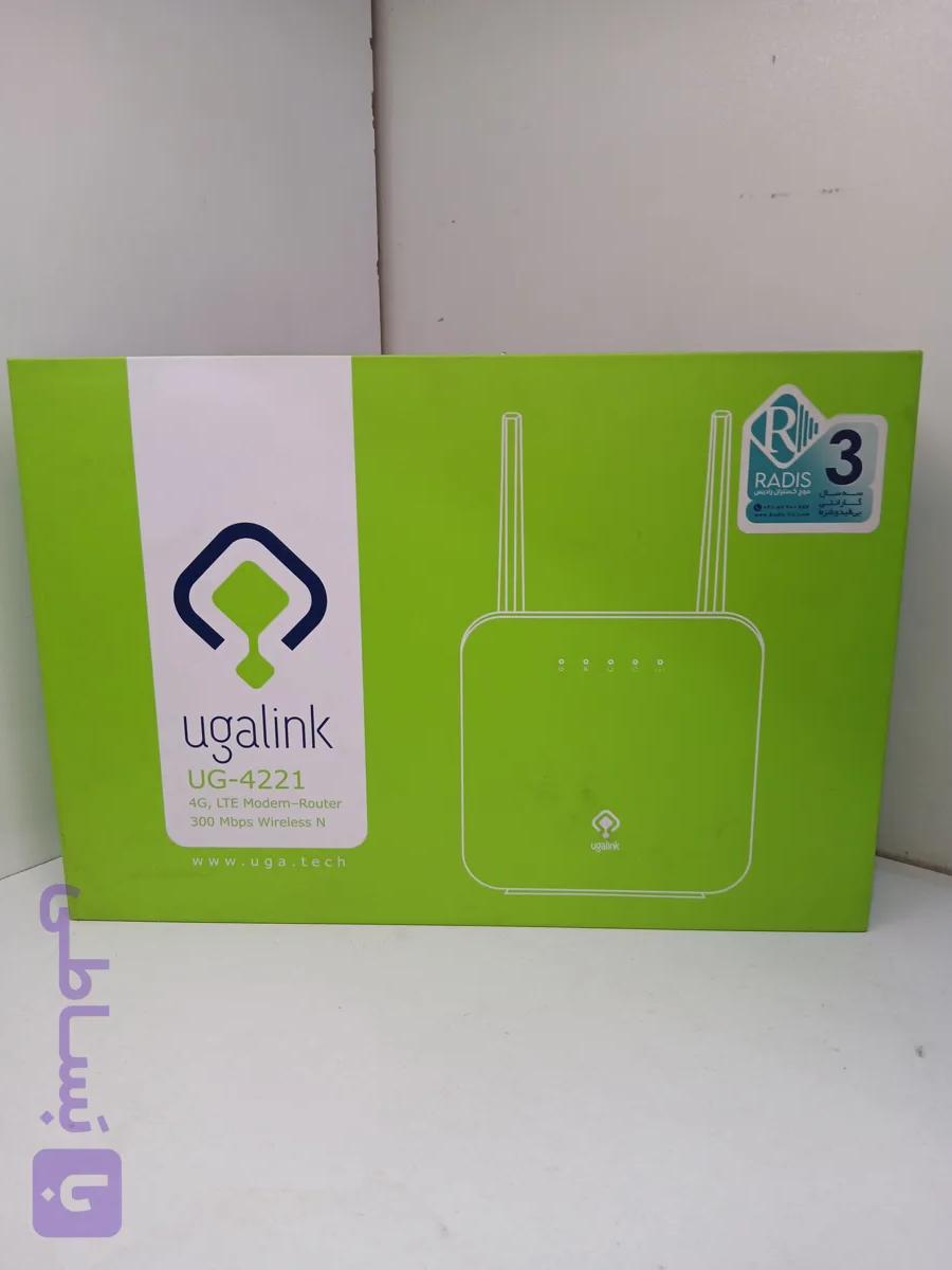مودم روتر ugalink مدل4221 سیمکارتی وآنلاک با3سال گارانتی تعویض