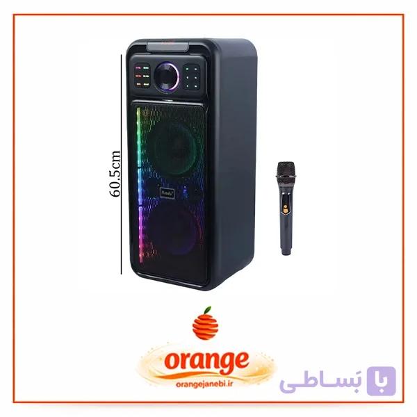 اسپیکر پارتی باکس برودو(Brodu) مدل BTS-2247 + میکروفون — تصویر 1