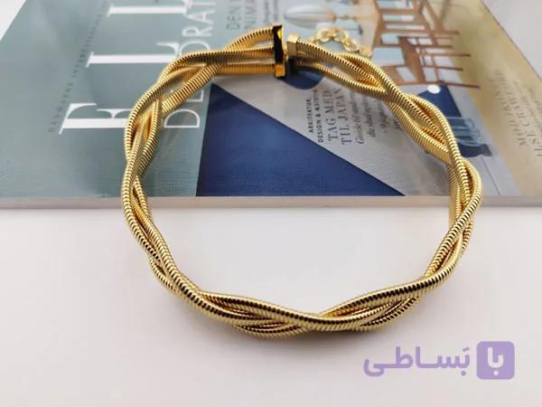 گردنبند چوکر ماری سه لاین — تصویر 1