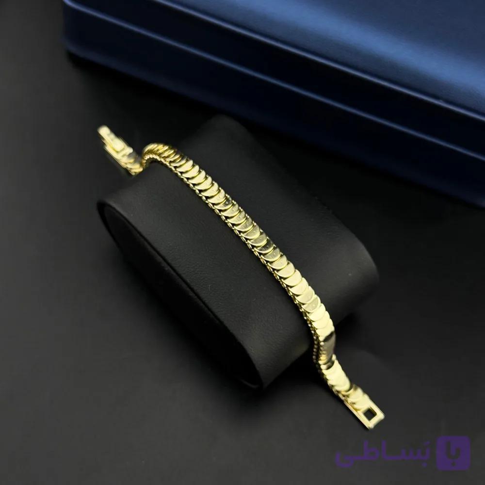 دستبند زنانه پولکی طلایی My Accessory — تصویر 1