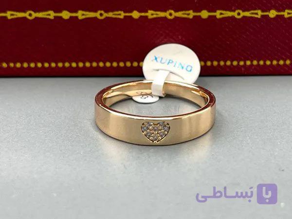 انگشتر گوی ژوپینگ طرح قلب — تصویر 1