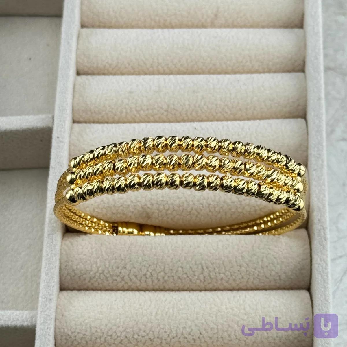 دستبند سه ردیفه طرح دوریکا — تصویر 1