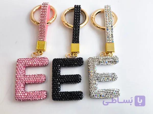 جاکلیدی حرف E استیل رنگ بندی کد 10840 — تصویر 1
