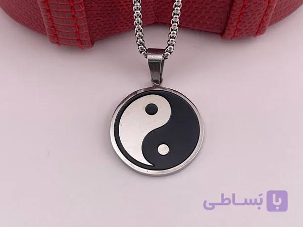 گردنبند یین یانگ مردانه جذاب — تصویر 1