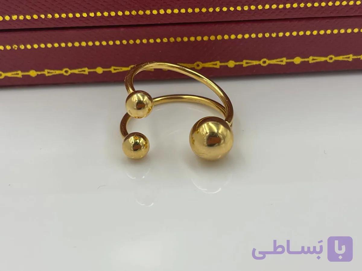 انگشتر طرح گوی دو سر — تصویر 1