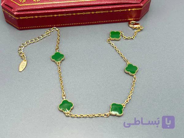 پابند ونکلیف با سنگ سبز — تصویر 1