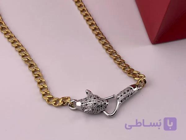 گردنبند زنانه پنتر زنجیر کارتیر — تصویر 1