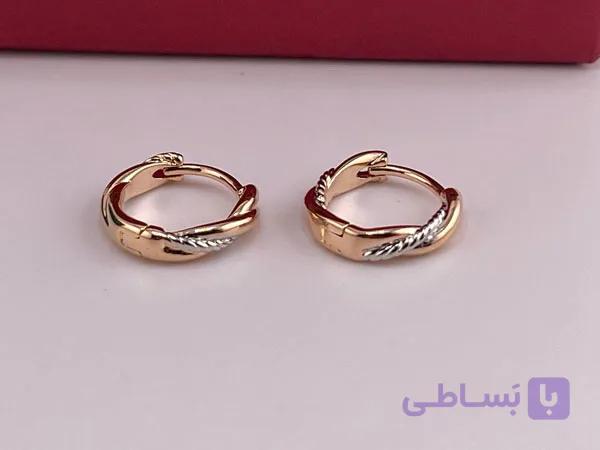 گوشواره زنانه ژوپینگ حلقه ای — تصویر 1