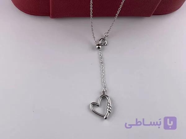 خرید گردنبند ظریف قلب — تصویر 1